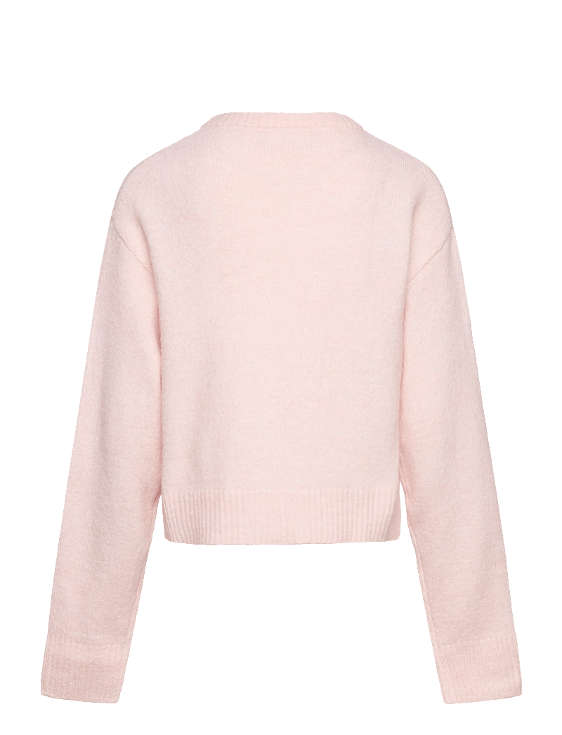 name it - NKFKARIN LS KNIT CARD - gebreide vesten - lotus - 1