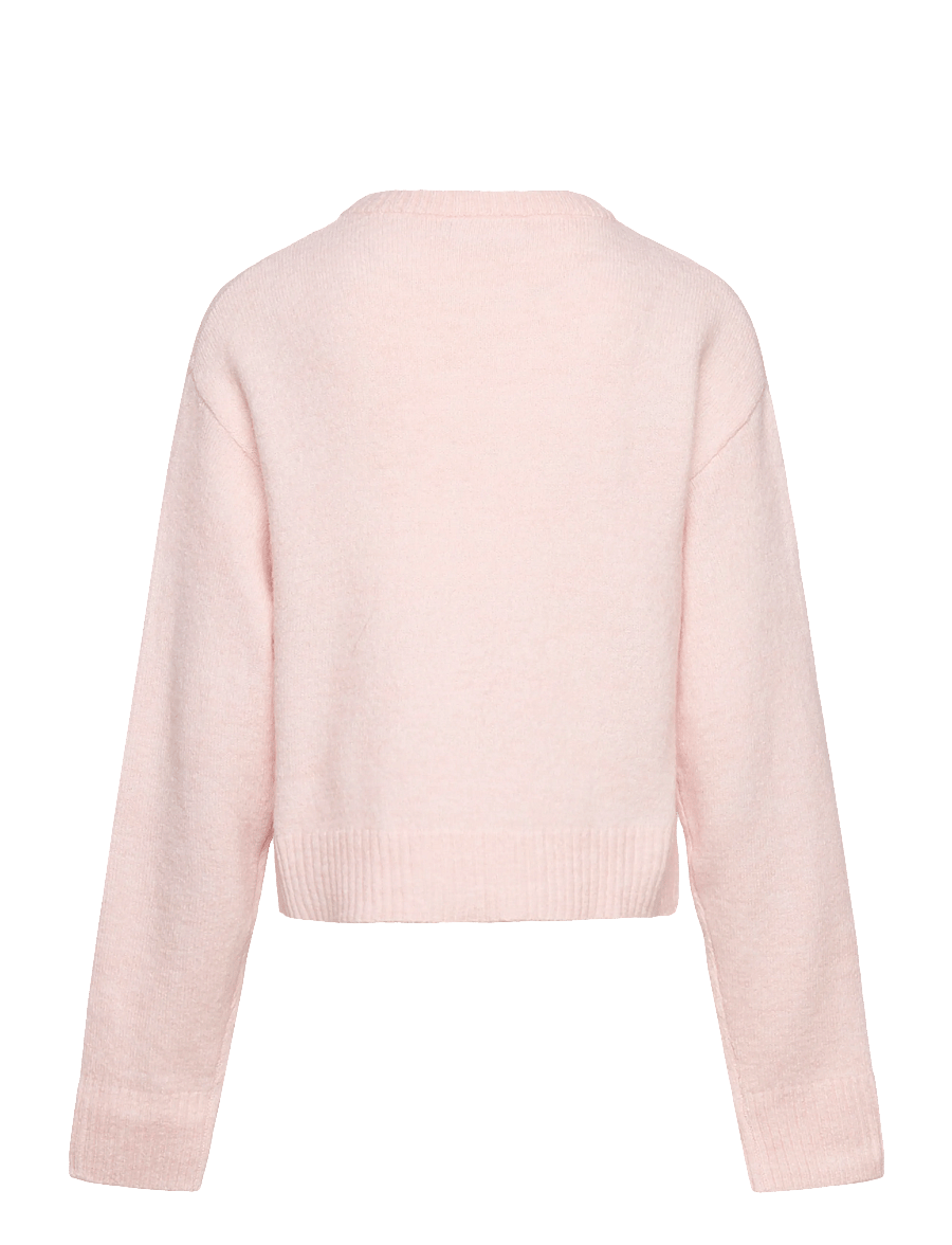name it - NKFKARIN LS KNIT CARD - cardigans - lotus - 1