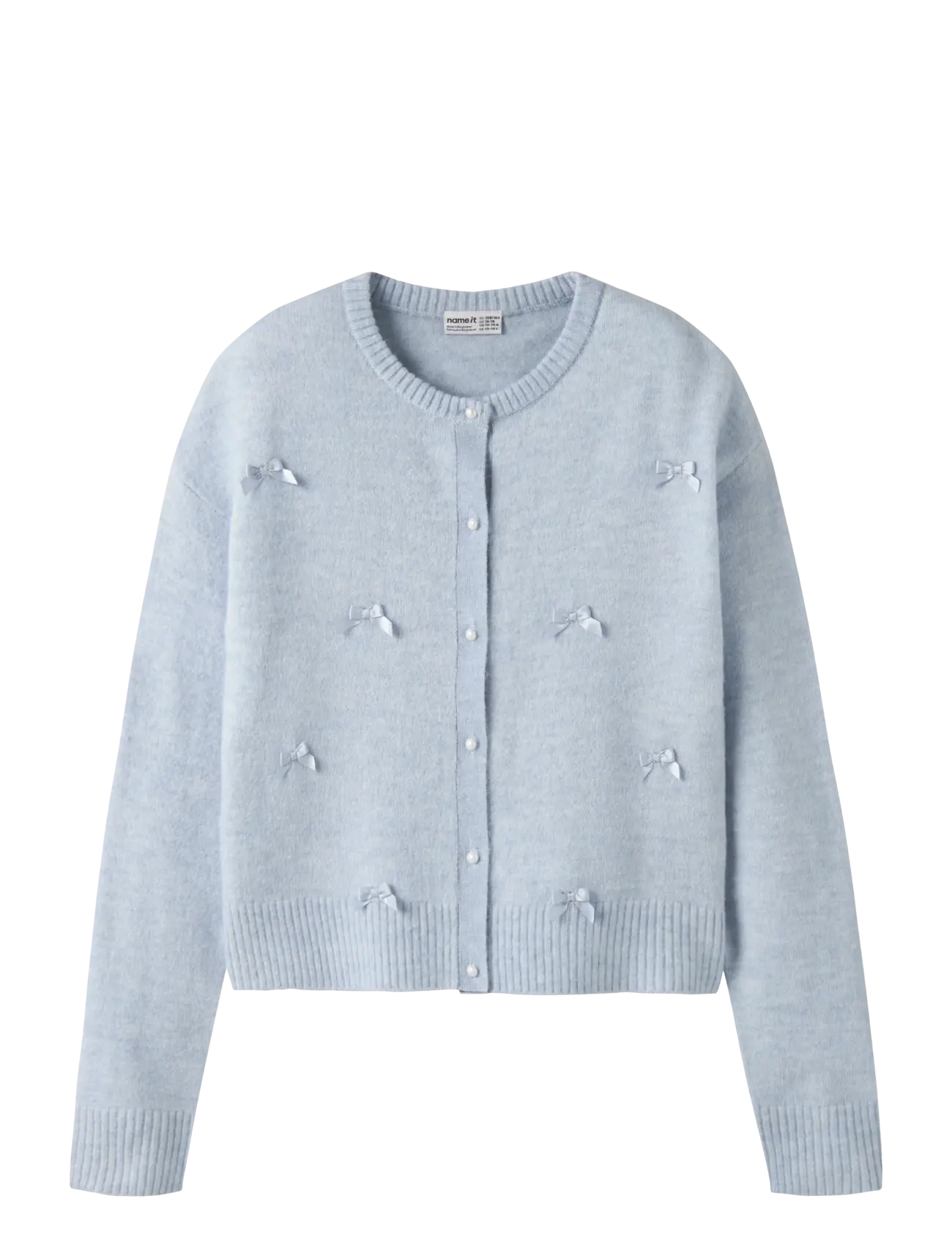 name it Nkfkarin Ls Knit Card, 116, Knitwear, Blau - Cardigans, Kinder