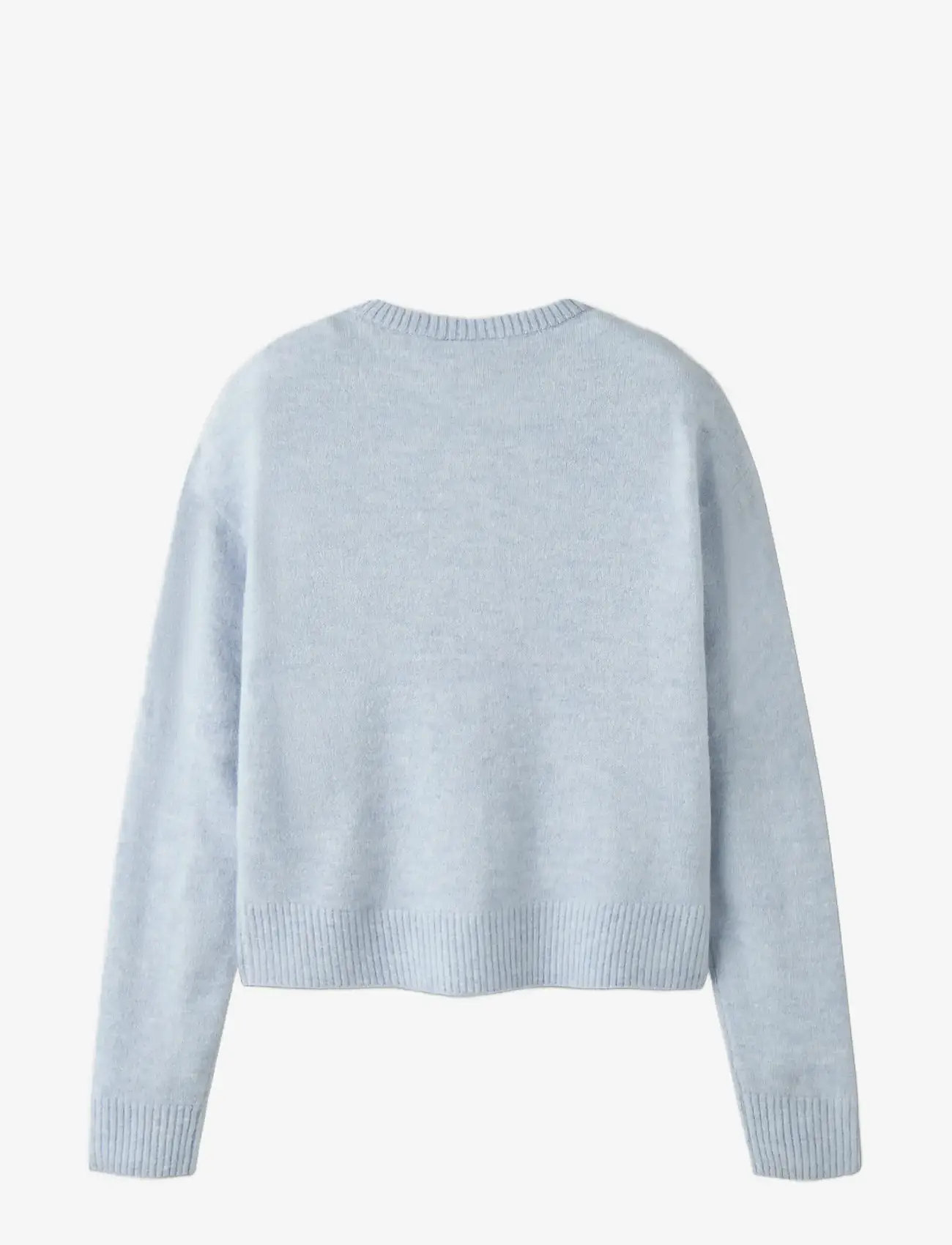 name it - NKFKARIN LS KNIT CARD - cardigans - subdued blue - 1