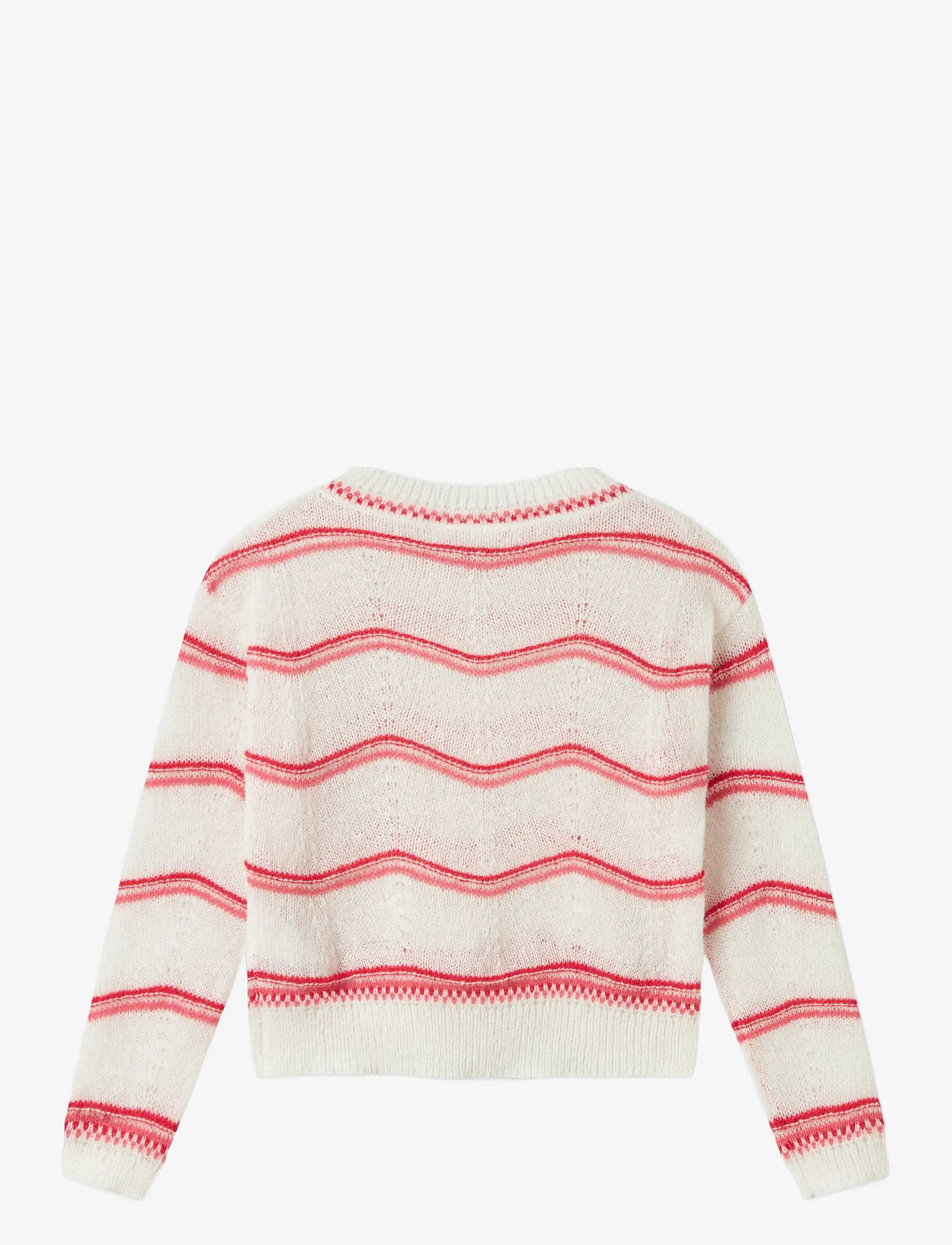 name it - NKFKARIMA LS KNIT - jumpers - cloud dancer - 1