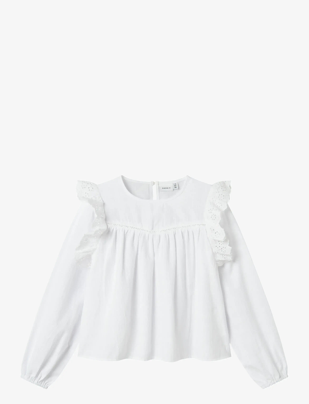 name it - NKFKANYA LS SHIRT - bluser & tunikaer - bright white - 0