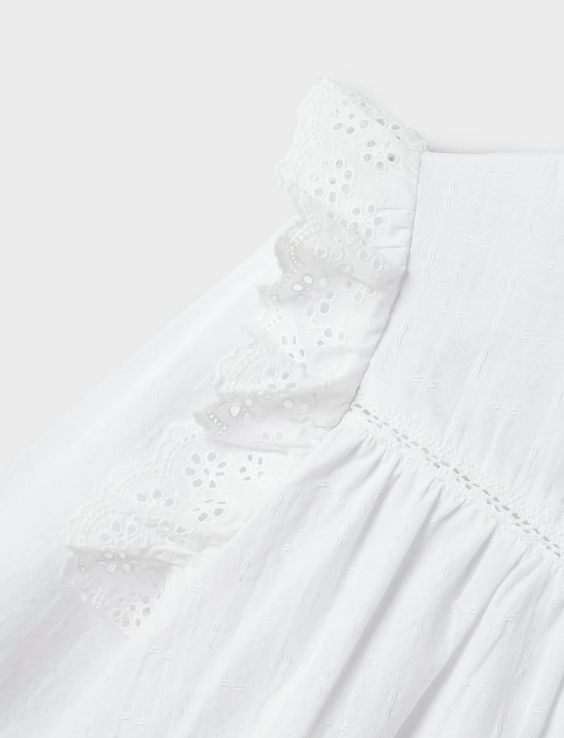 name it - NKFKANYA LS SHIRT - blusar & tunikor - bright white - 2