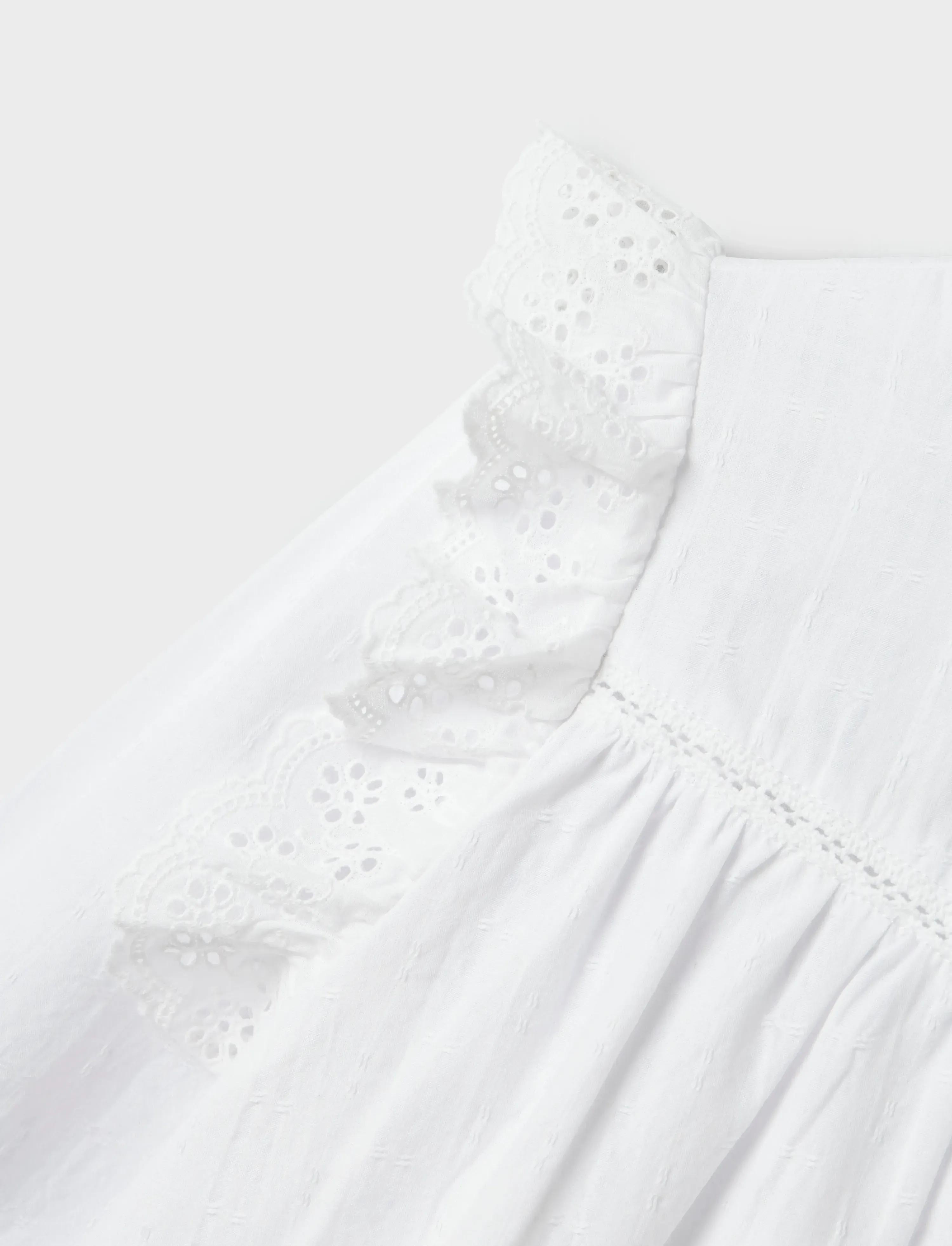 name it - NKFKANYA LS SHIRT - blusar & tunikor - bright white - 2