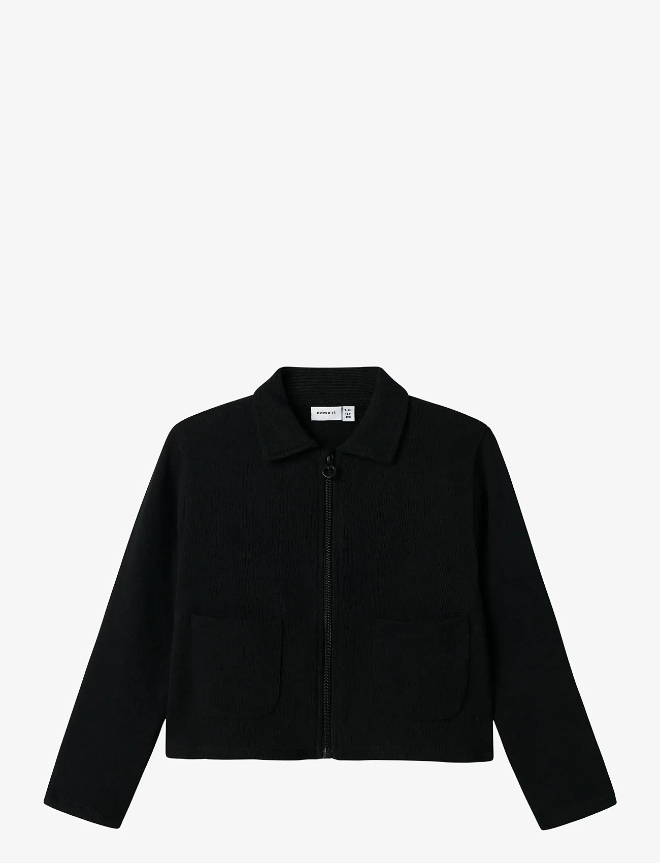 name it - NKFKRELA LS SH CARD - langärmlige hemden - black - 1