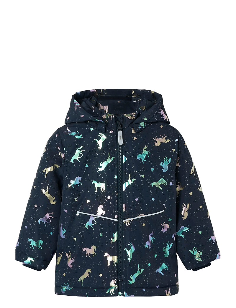 name it - NMFMAXI PA JACKET FOIL AOP NOOS - vinterjackor - dark sapphire - 1