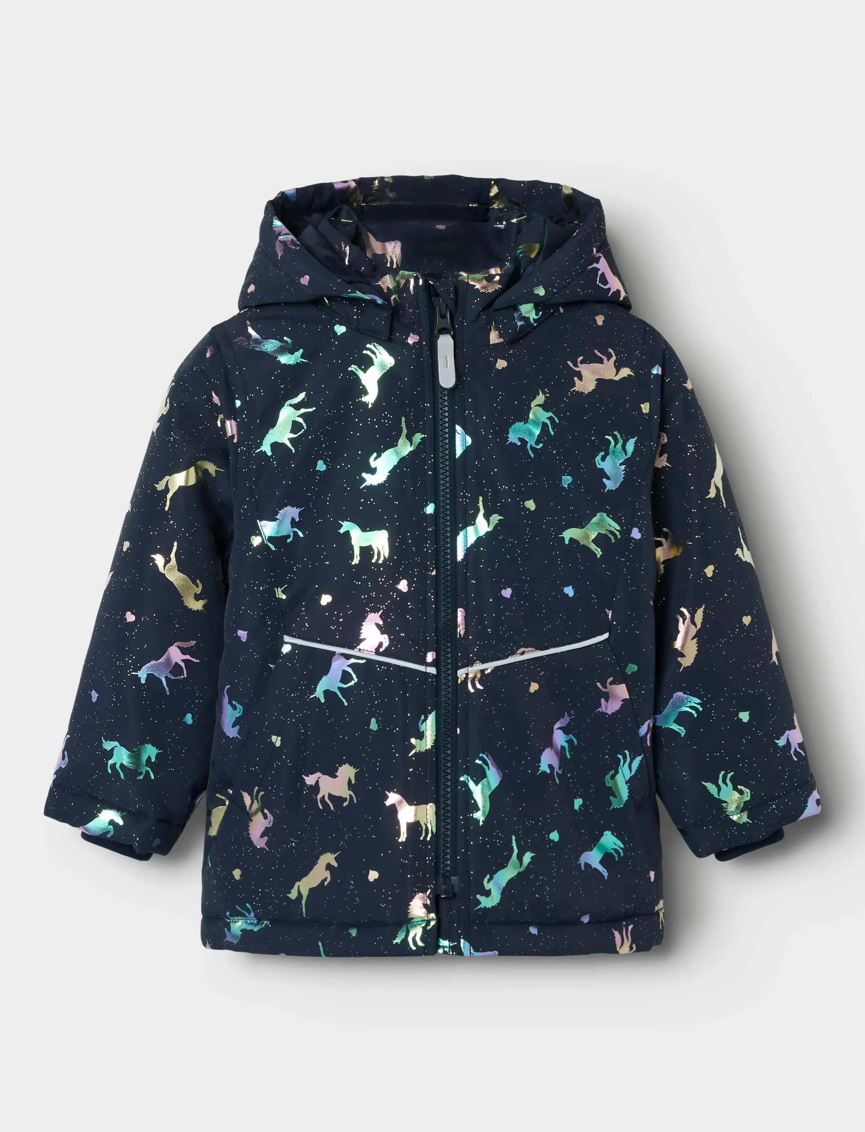name it - NMFMAXI PA JACKET FOIL AOP NOOS - laveste priser - dark sapphire - 4
