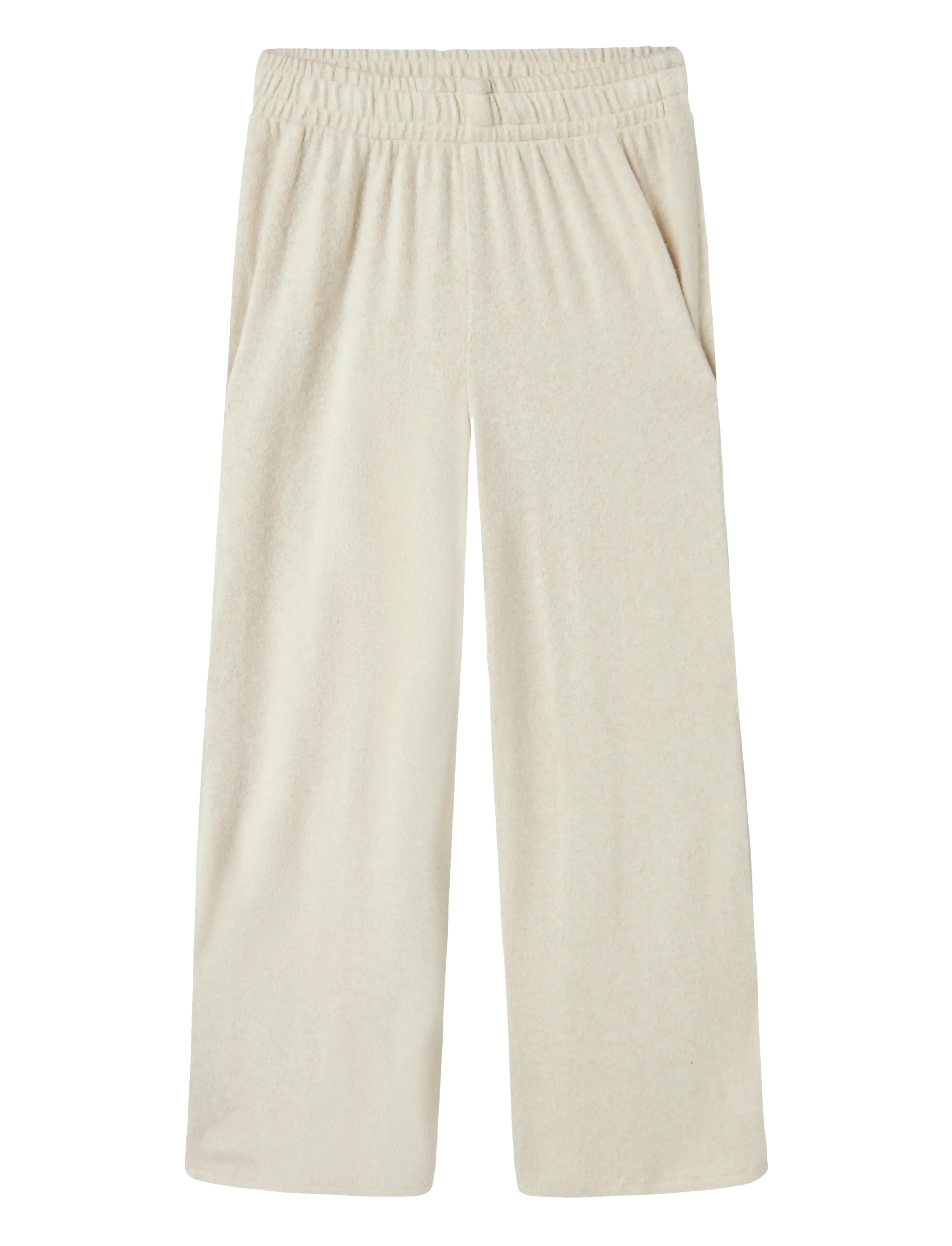name it Nkfkathlin Wide Pant, Børn, Vide Bukser, Cream, Str: 140