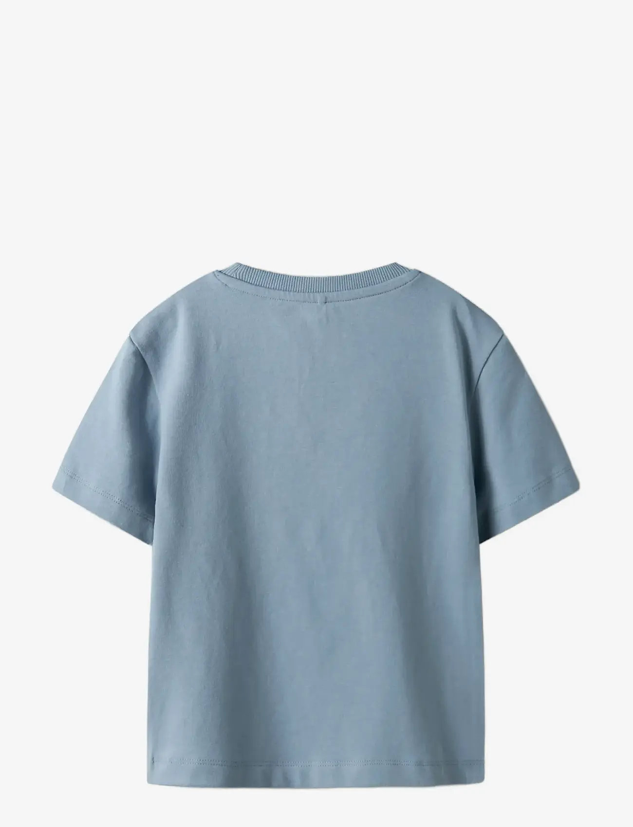 name it - NMMKEITH SS NREG TOP BOX - kortærmede t-shirts - dusty blue - 1
