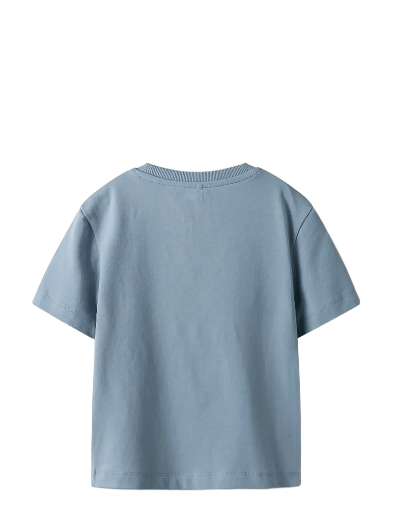 name it - NMMKEITH SS NREG TOP BOX - kortærmede t-shirts - dusty blue - 1