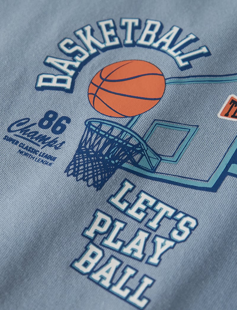 name it - NMMKEITH SS NREG TOP BOX - short-sleeved t-shirts - dusty blue - 3