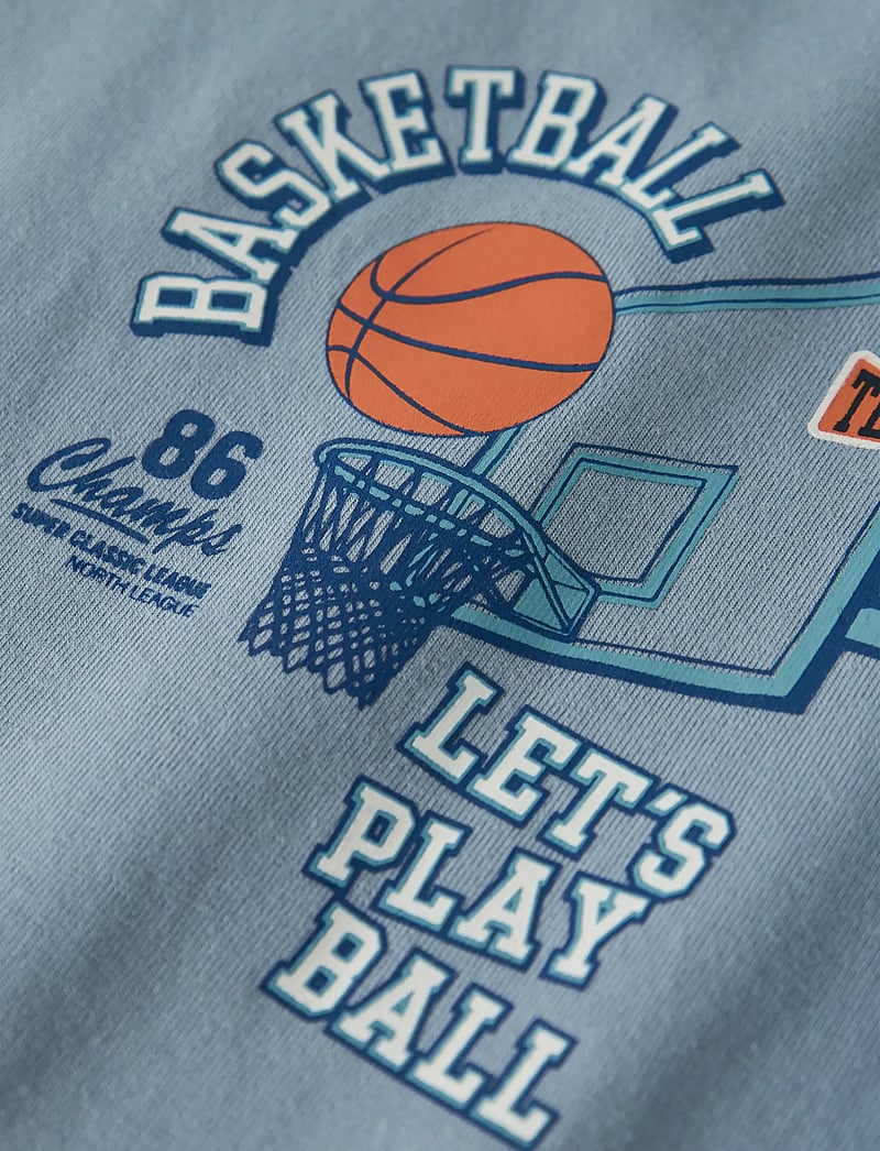 name it - NMMKEITH SS NREG TOP BOX - kortærmede t-shirts - dusty blue - 2