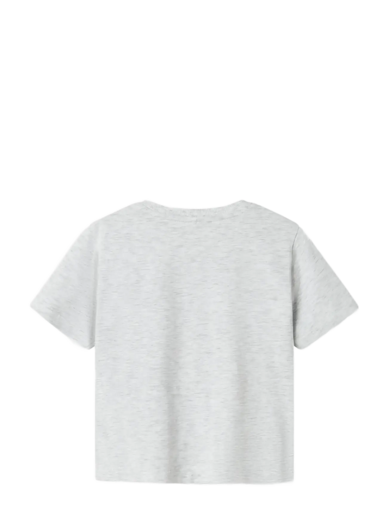 name it - NMMKEITH SS NREG TOP BOX - t-shirts - light grey melange - 2