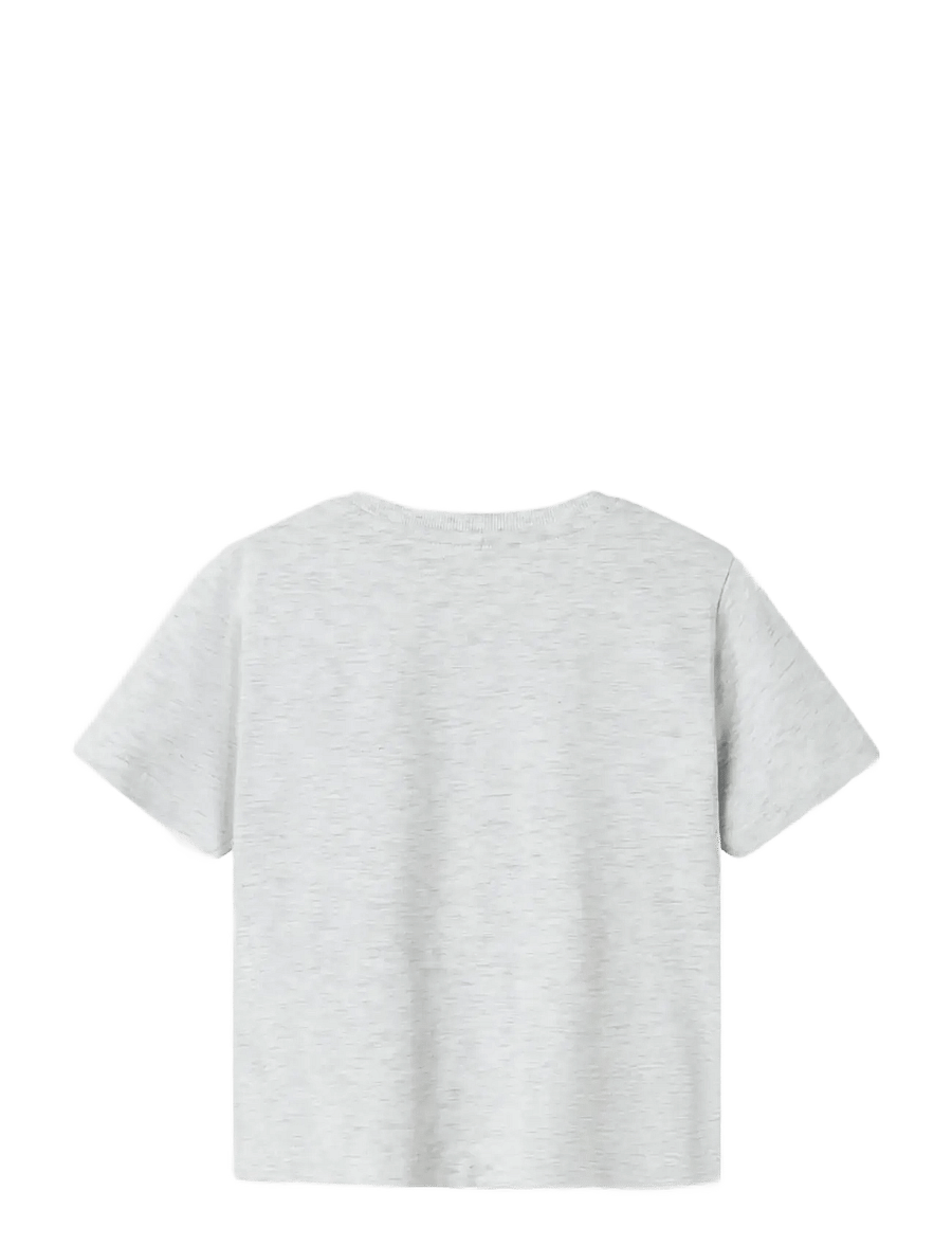 name it - NMMKEITH SS NREG TOP BOX - kurzärmelige - light grey melange - 2