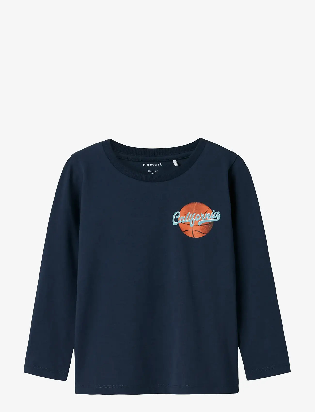 name it - NMMKNOXO LS TOP - pitkähihaiset t-paidat - navy blazer - 1