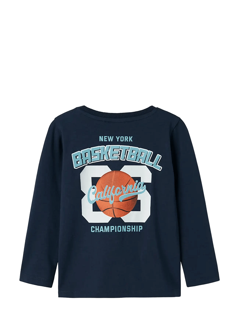 name it - NMMKNOXO LS TOP - pitkähihaiset t-paidat - navy blazer - 2