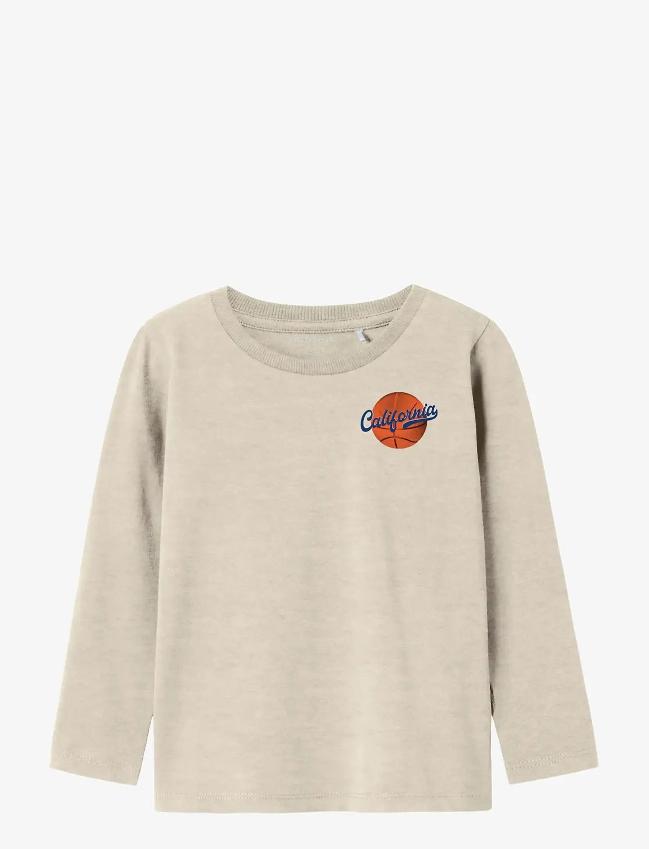 name it - NMMKNOXO LS TOP - langærmede t-shirts - peyote melange - 0