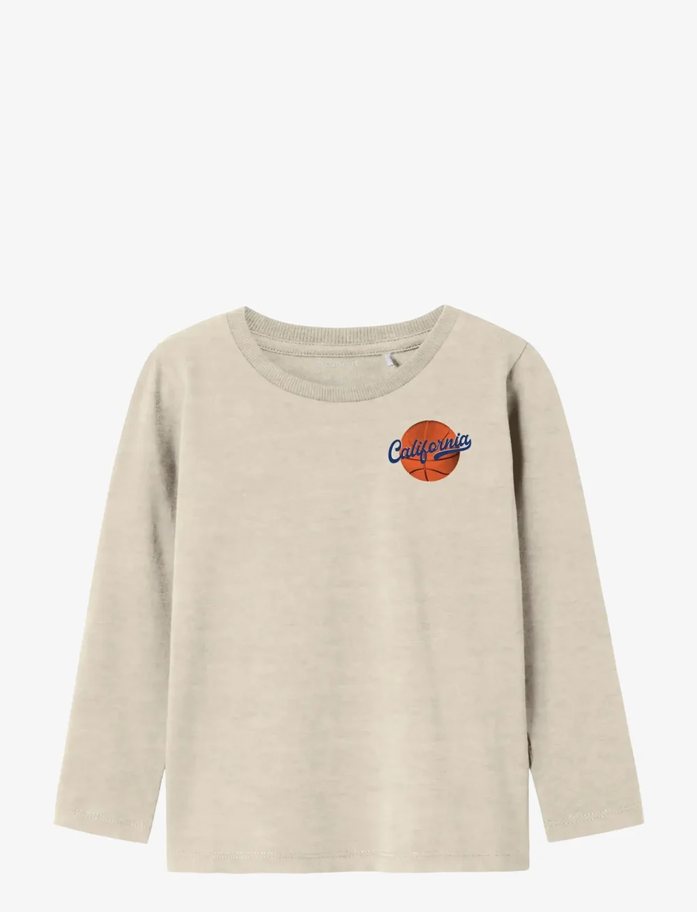 name it - NMMKNOXO LS TOP - long-sleeved t-shirts - peyote melange - 0