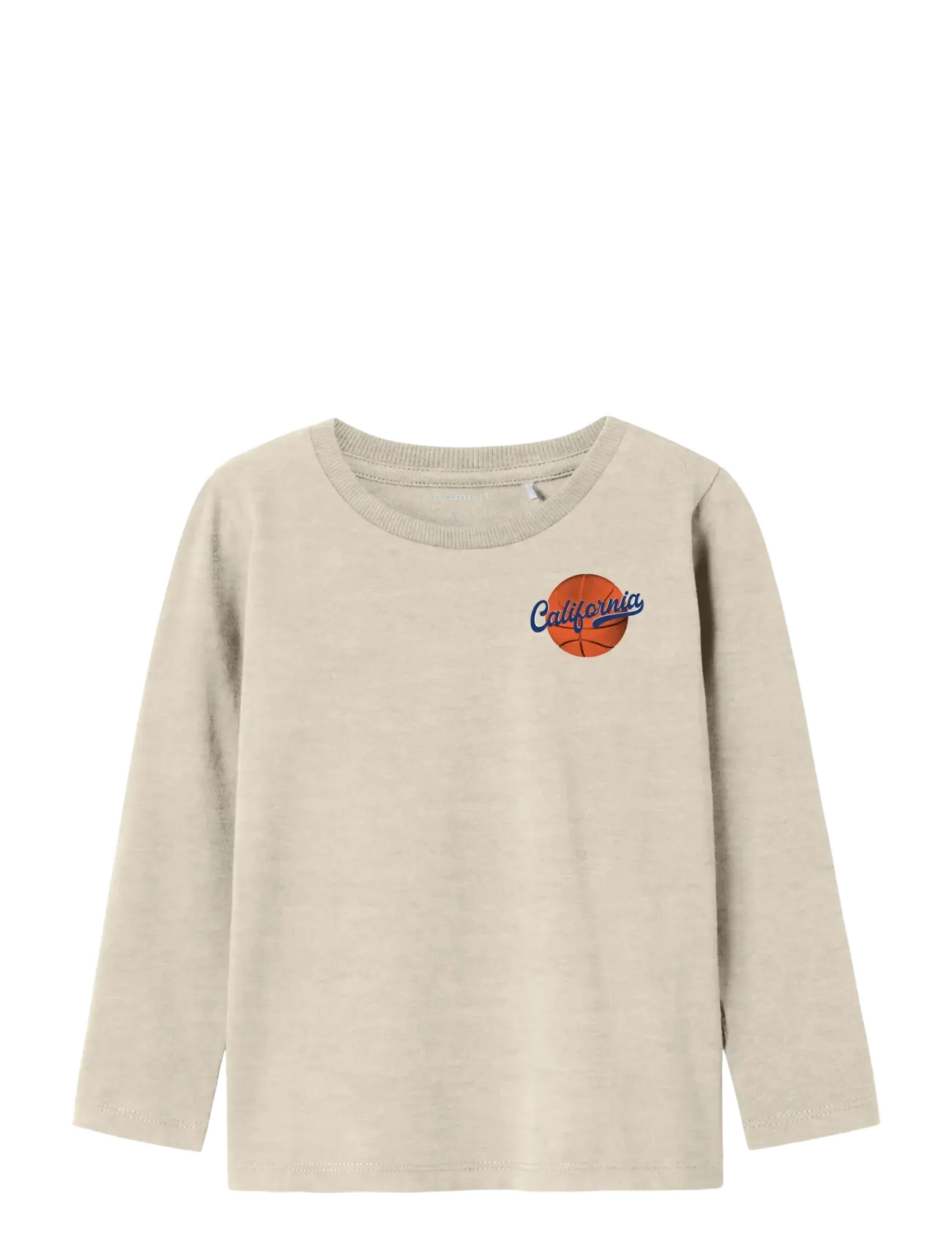 name it NMMKNOXO LS TOP - Riided - PEYOTE MELANGE / beige