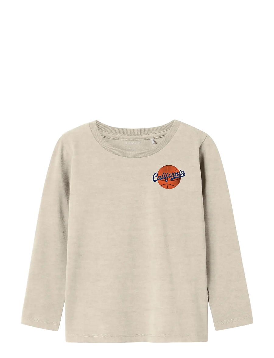 name it - NMMKNOXO LS TOP - langärmelig - peyote melange - 1
