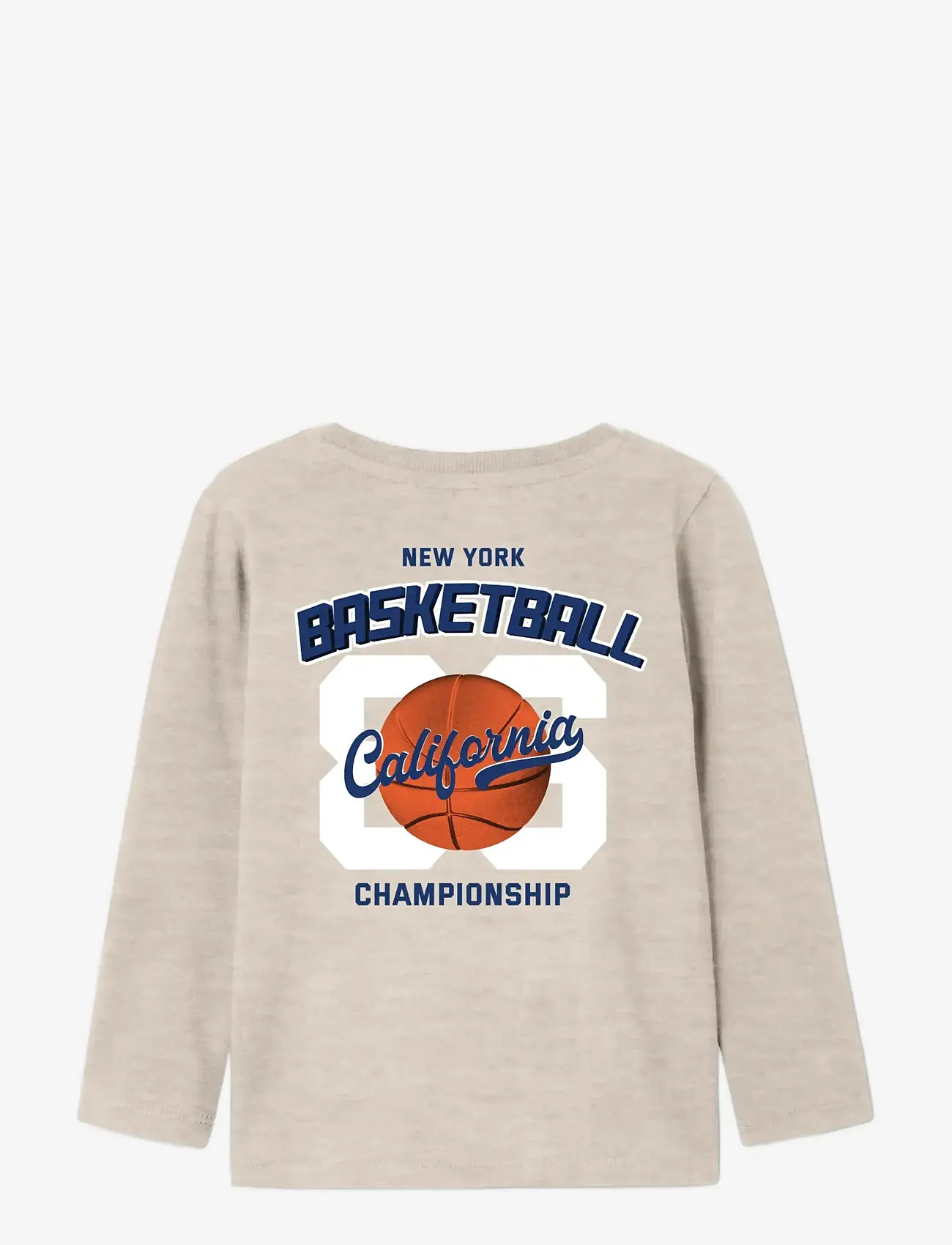 name it - NMMKNOXO LS TOP - langærmede t-shirts - peyote melange - 1