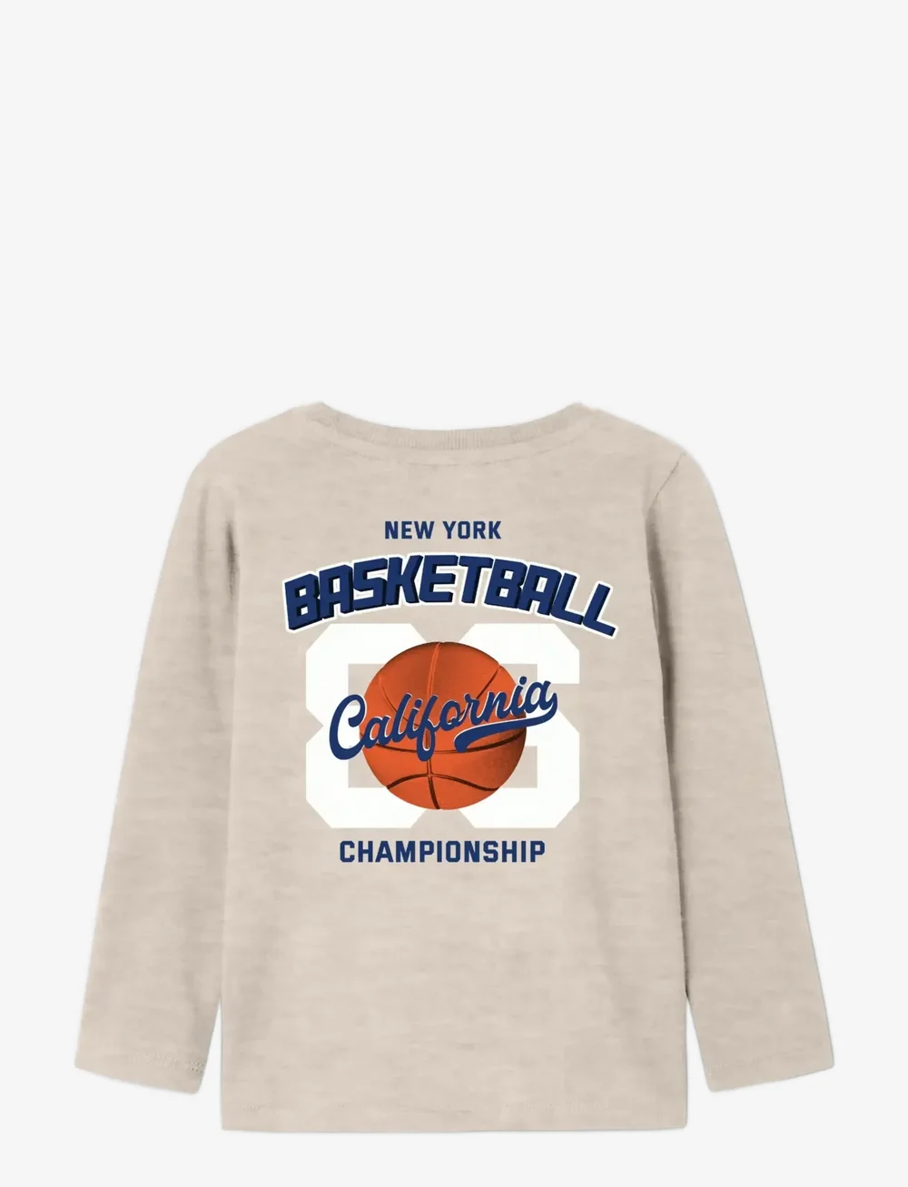 name it - NMMKNOXO LS TOP - long-sleeved t-shirts - peyote melange - 1