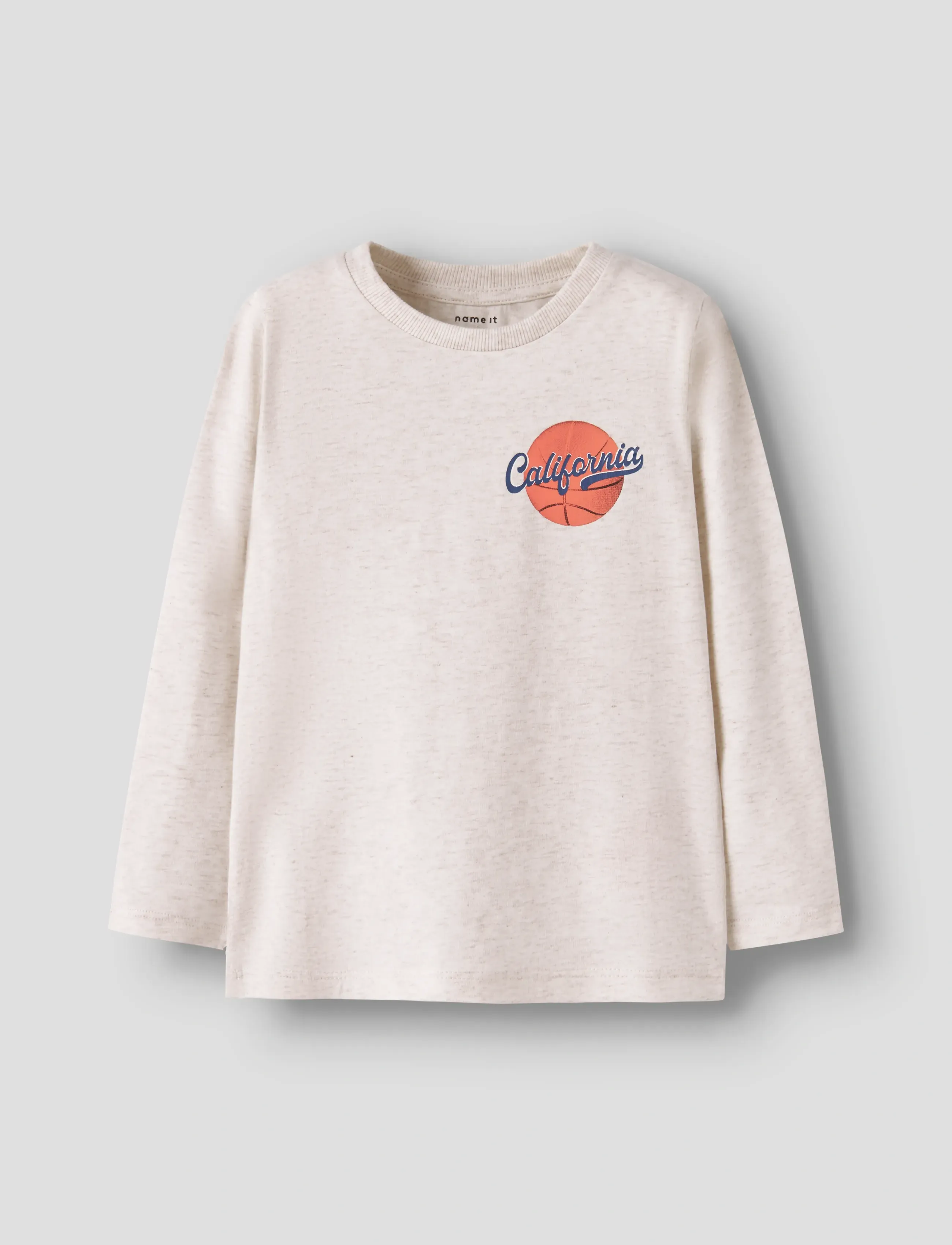 name it NMMKNOXO LS TOP - T-shirts - PEYOTE MELANGE / beige