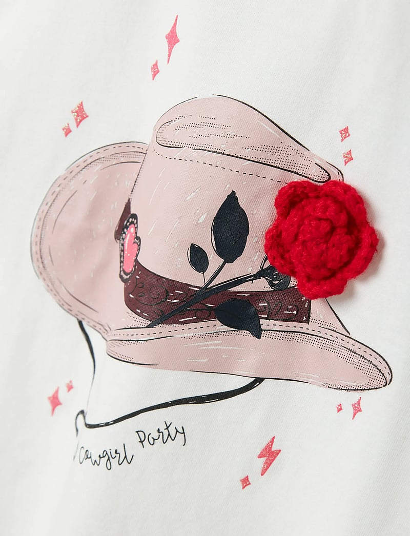 name it - NMFKITTY SS TOP BOX - kortärmade t-shirts - bright white - 2