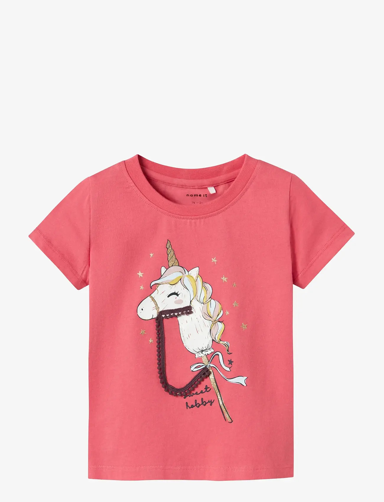 name it - NMFKITTY SS TOP BOX - kortärmade - rapture rose - 0