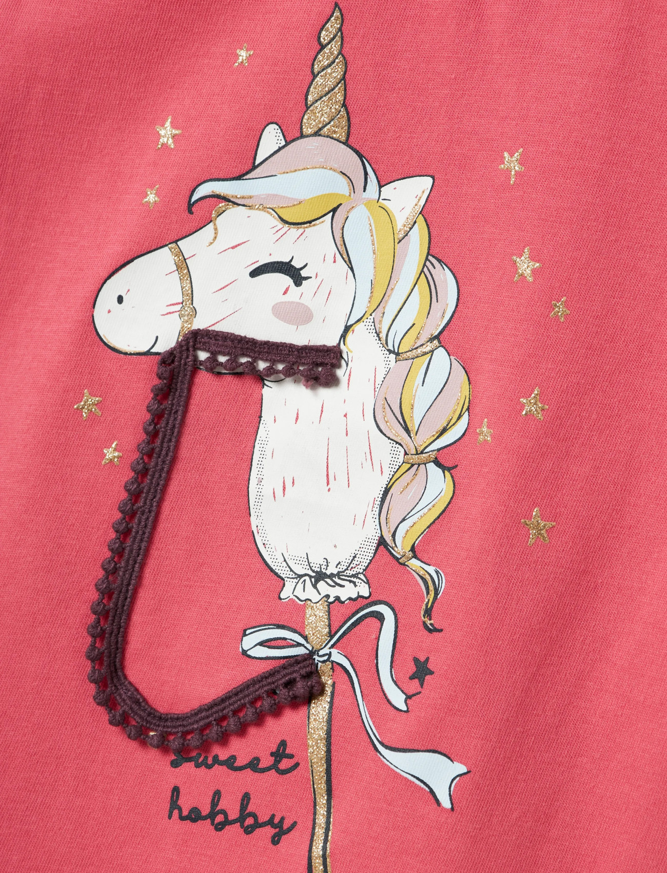 name it - NMFKITTY SS TOP BOX - kortärmade - rapture rose - 2