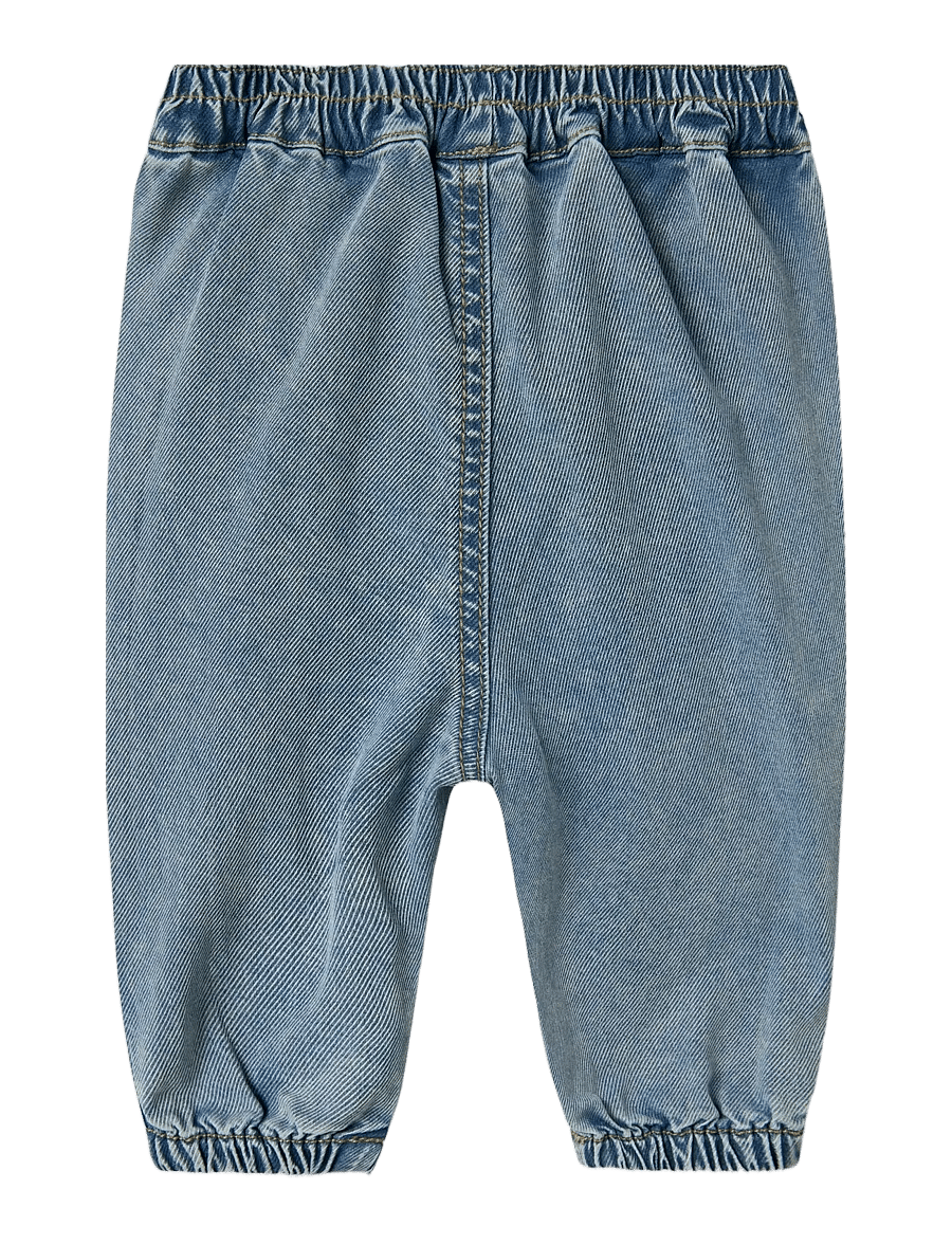 name it - NBMBEN BAG R JEANS 8625-YB K - hosen mit weitem bein - light blue denim - 1
