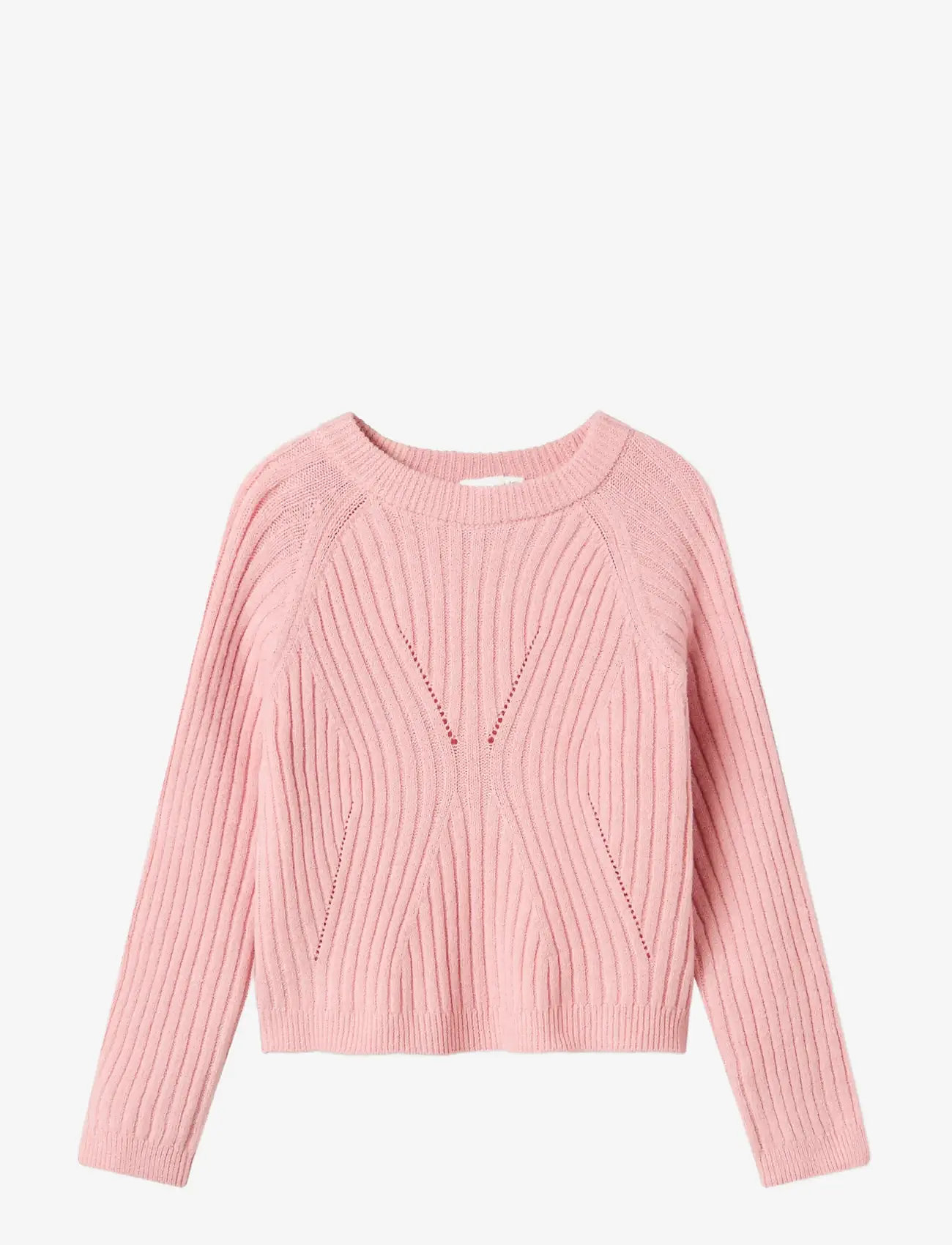 name it - NKFRIKINE LS SHORT KNIT PULLOVER PB - stickade tröjor - cradle pink - 1