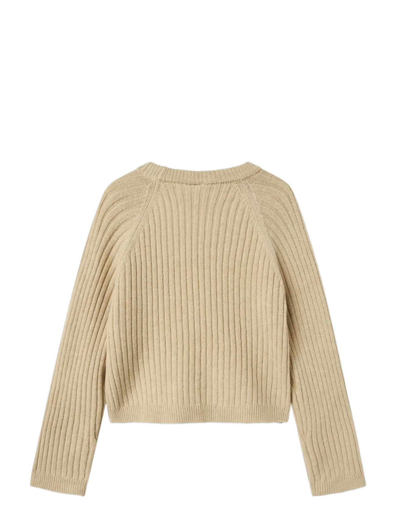 name it - NKFRIKINE LS SHORT KNIT PULLOVER PB - džemperiai - doeskin - 2