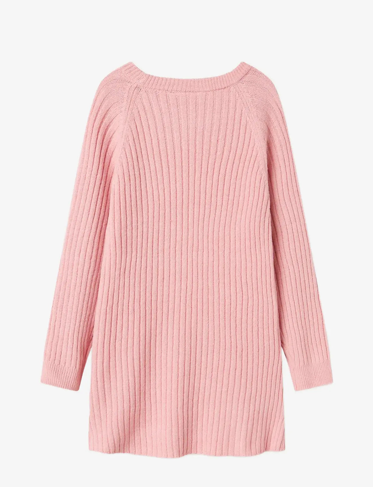 name it - NKFRIKINE LS KNIT DRESS PB - långärmade vardagsklänningar - cradle pink - 1