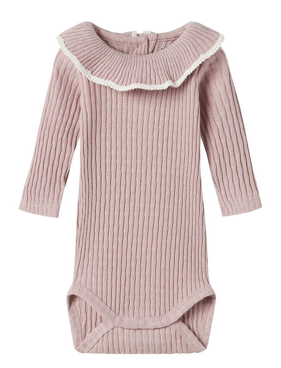 name it - NBFKOKKO LS BODY - pikkade varrukatega bodid - burnished lilac - 0