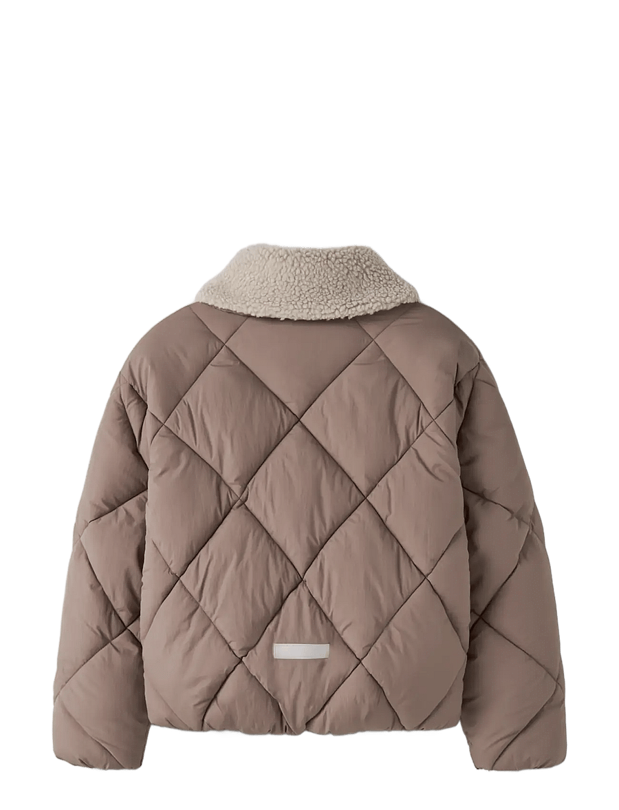 name it - NKFMELBOURNE PUFFER JACKET2 - brown lentil - 1