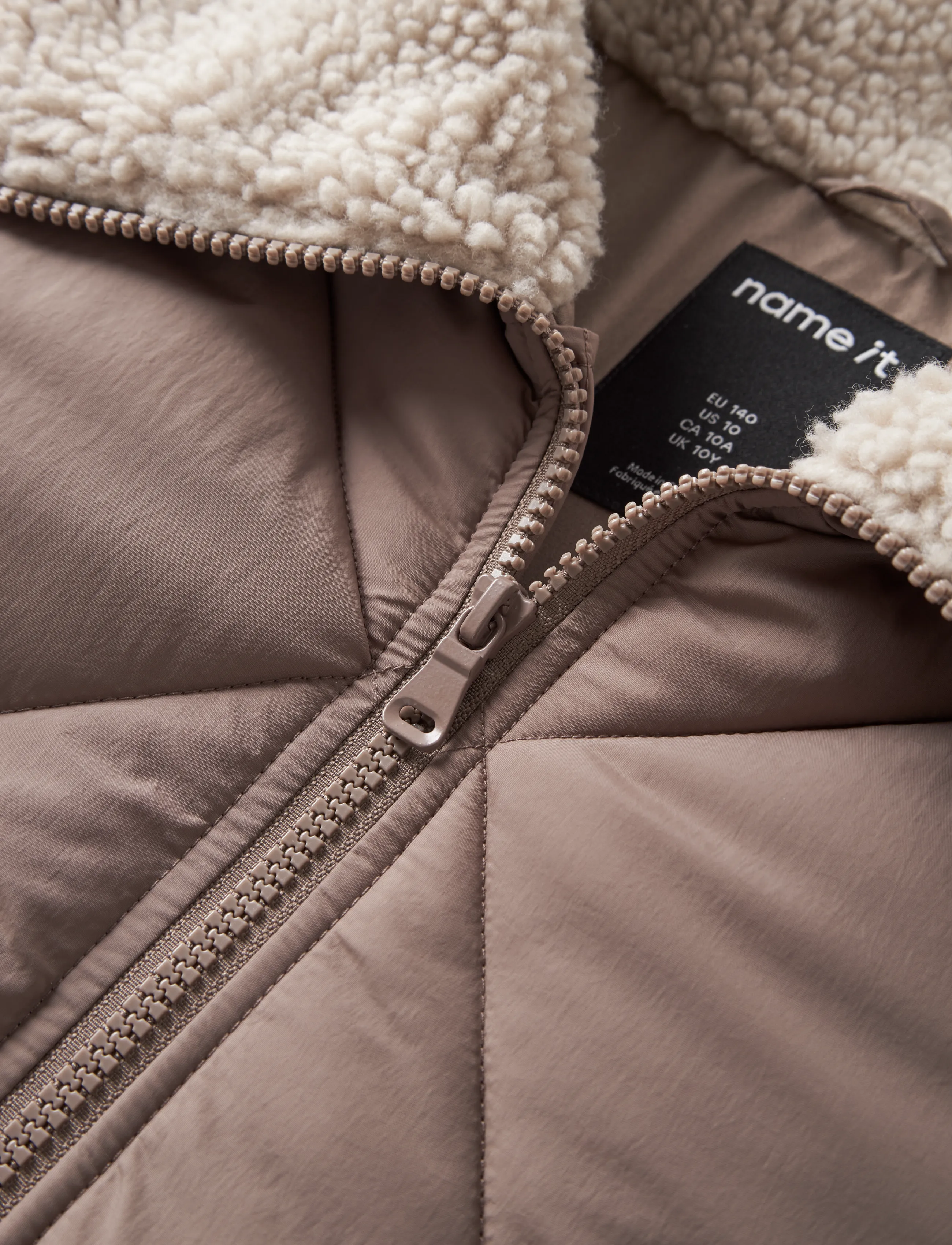 name it - NKFMELBOURNE PUFFER JACKET2 - brown lentil - 3