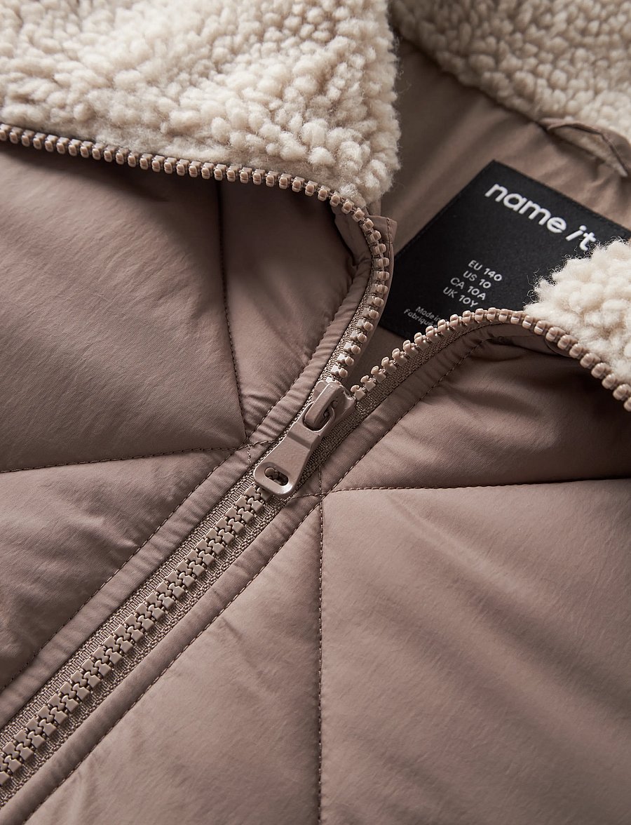 name it - NKFMELBOURNE PUFFER JACKET2 - brown lentil - 3
