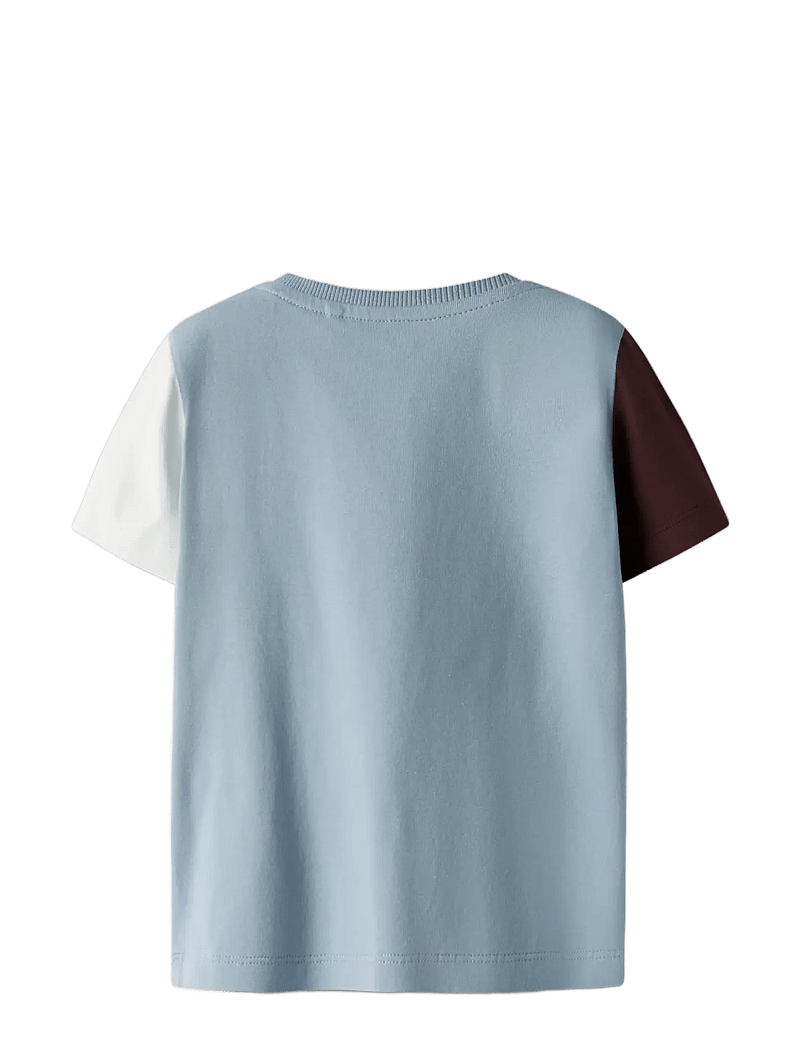 name it - NMMKYLER SS TOP BOX - lühikeste varrukatega t-särgid - dusty blue - 1