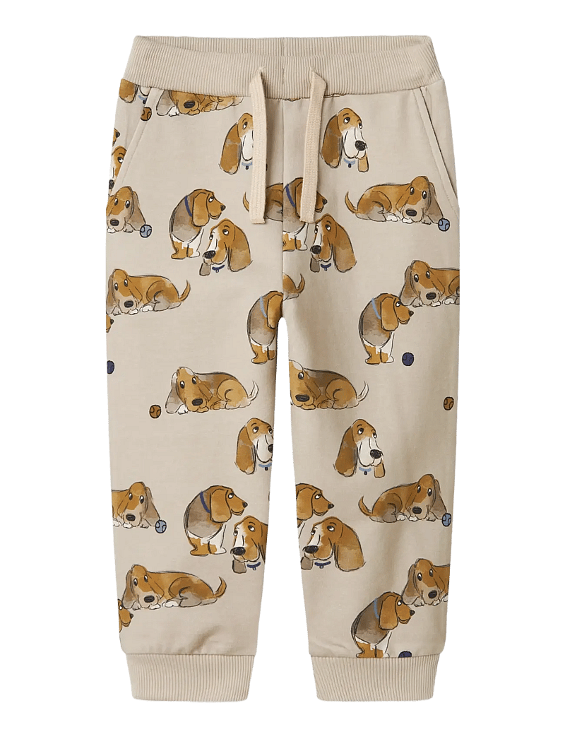 name it - NMMKODY NREG SWEAT PANT UNB - dressipüksid - peyote - 2
