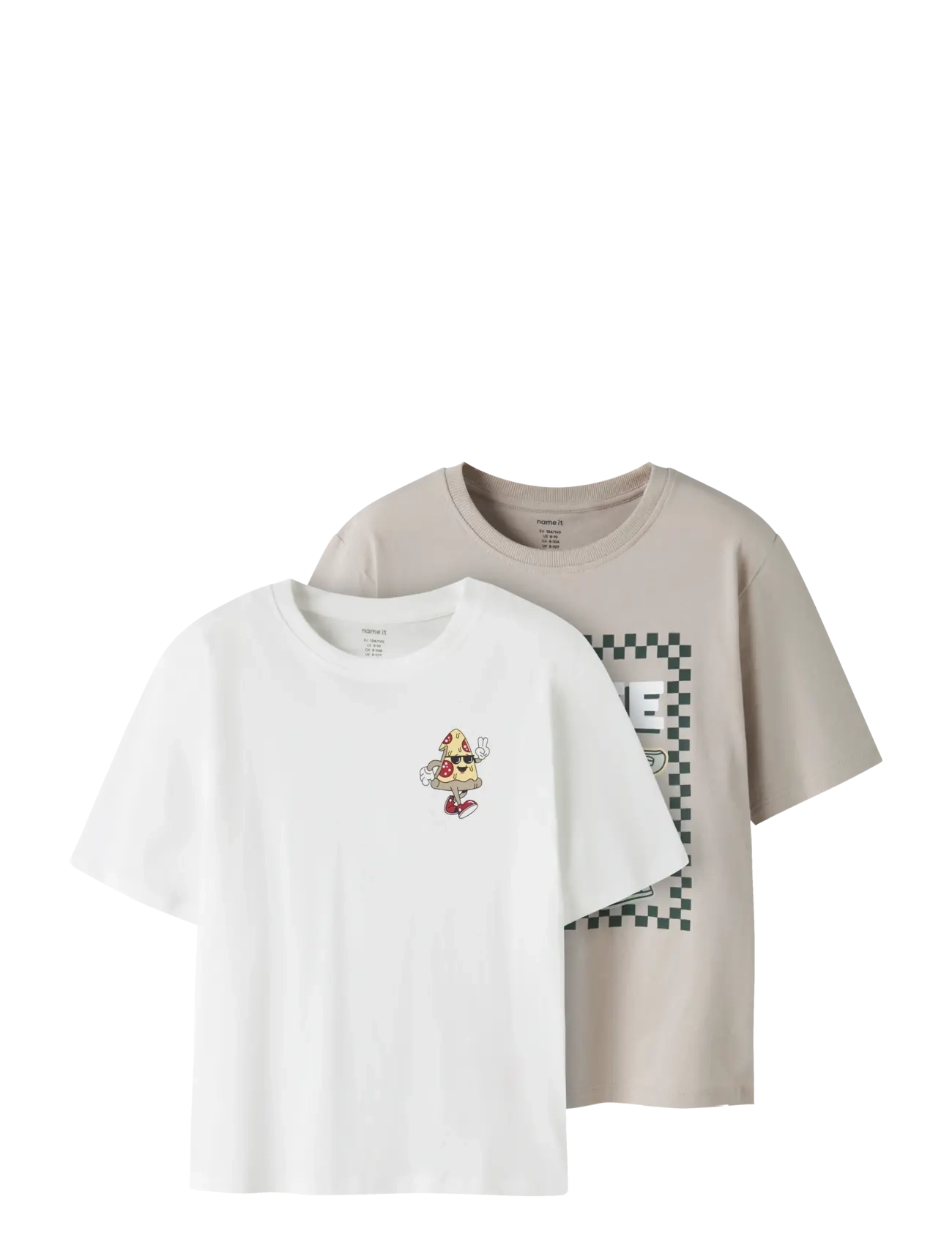 name it NKMVELDO 2P SS NREG TOP - Inspiration - CHATEAU GRAY / grey