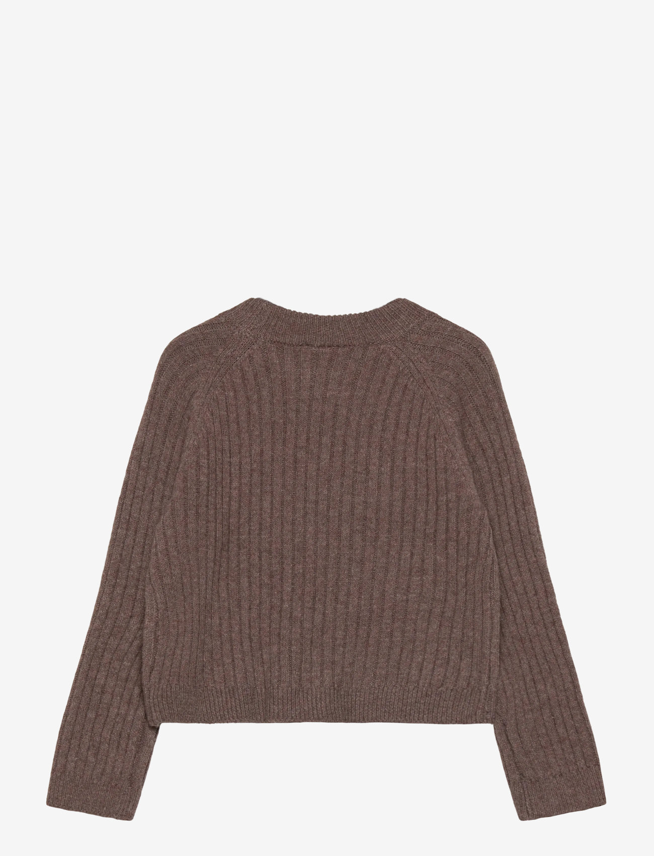 name it - NMFRIKINE LS SHORT KNIT PULLOVER PB - herbstliche kleidung - coffee quartz - 1