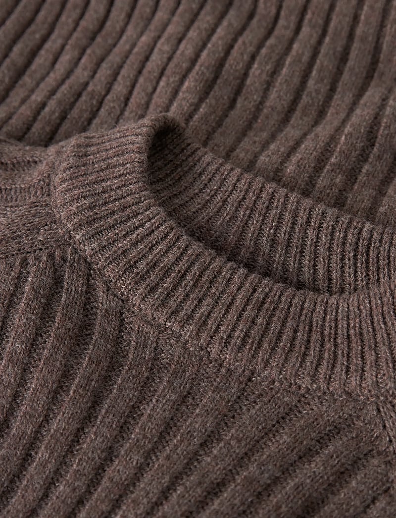 name it - NMFRIKINE LS SHORT KNIT PULLOVER PB - džemprid - coffee quartz - 3