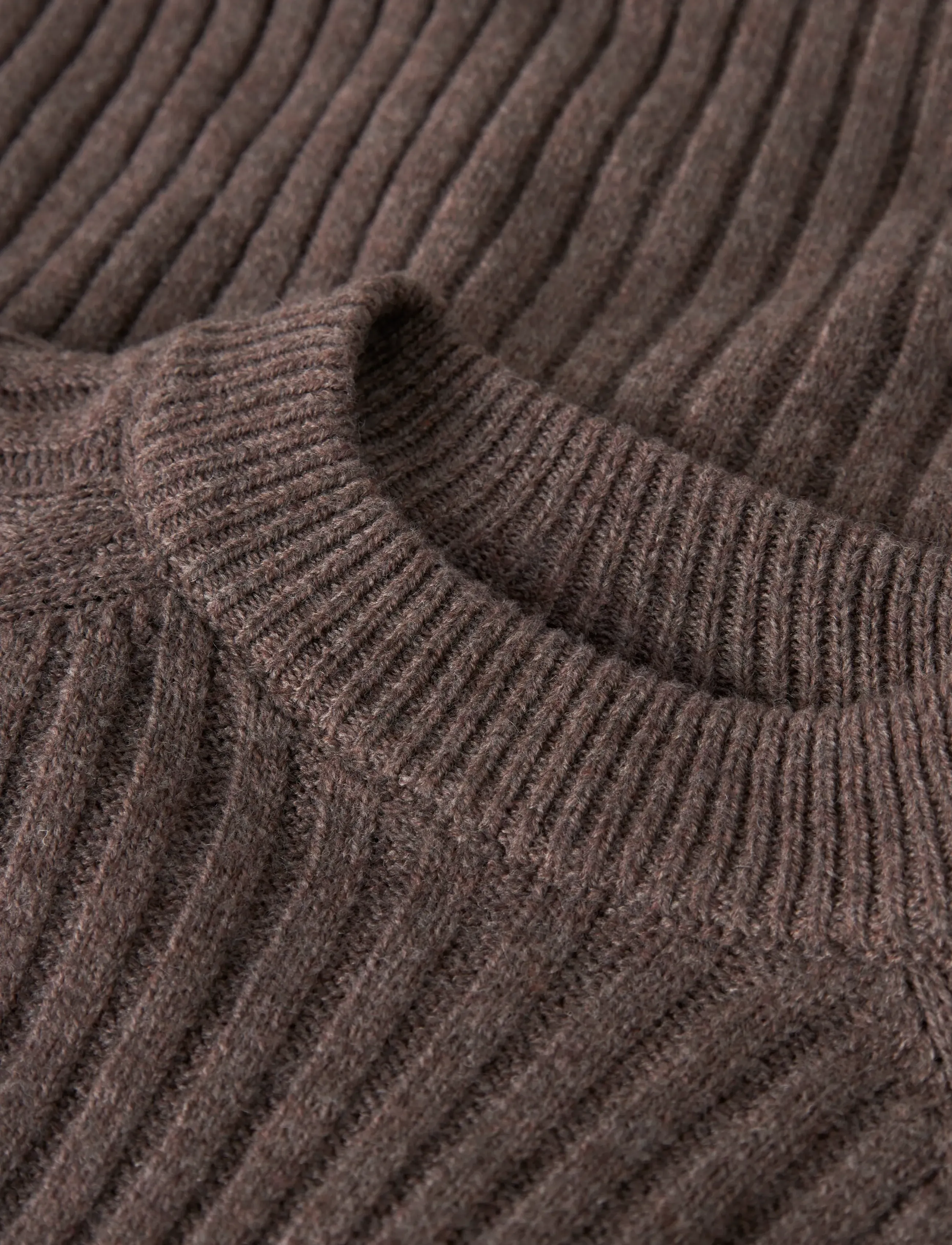 name it - NMFRIKINE LS SHORT KNIT PULLOVER PB - jumpers - coffee quartz - 3