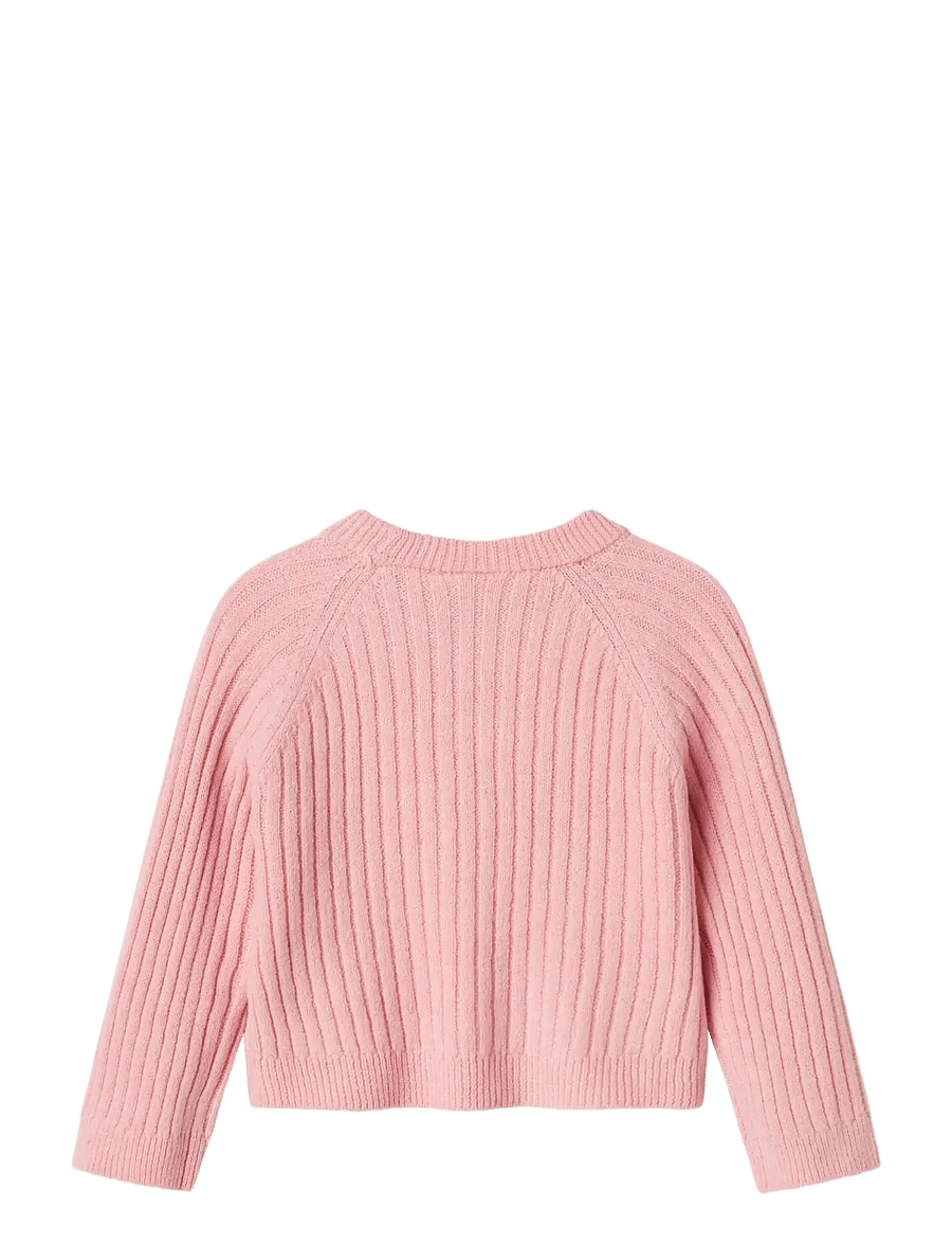name it - NMFRIKINE LS SHORT KNIT PULLOVER PB - pullover - cradle pink - 1