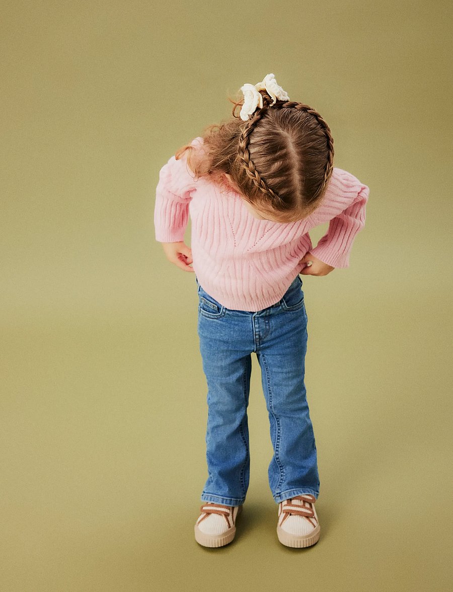 name it - NMFRIKINE LS SHORT KNIT PULLOVER PB - pullover - cradle pink - 2