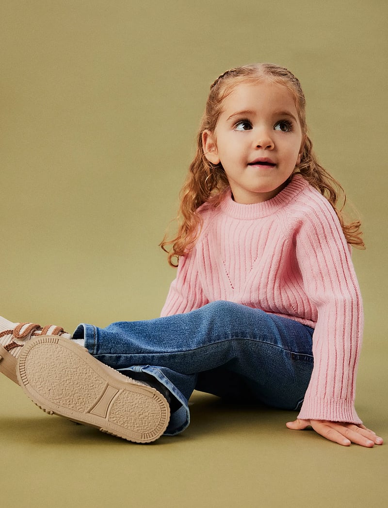 name it - NMFRIKINE LS SHORT KNIT PULLOVER PB - džemprid - cradle pink - 3