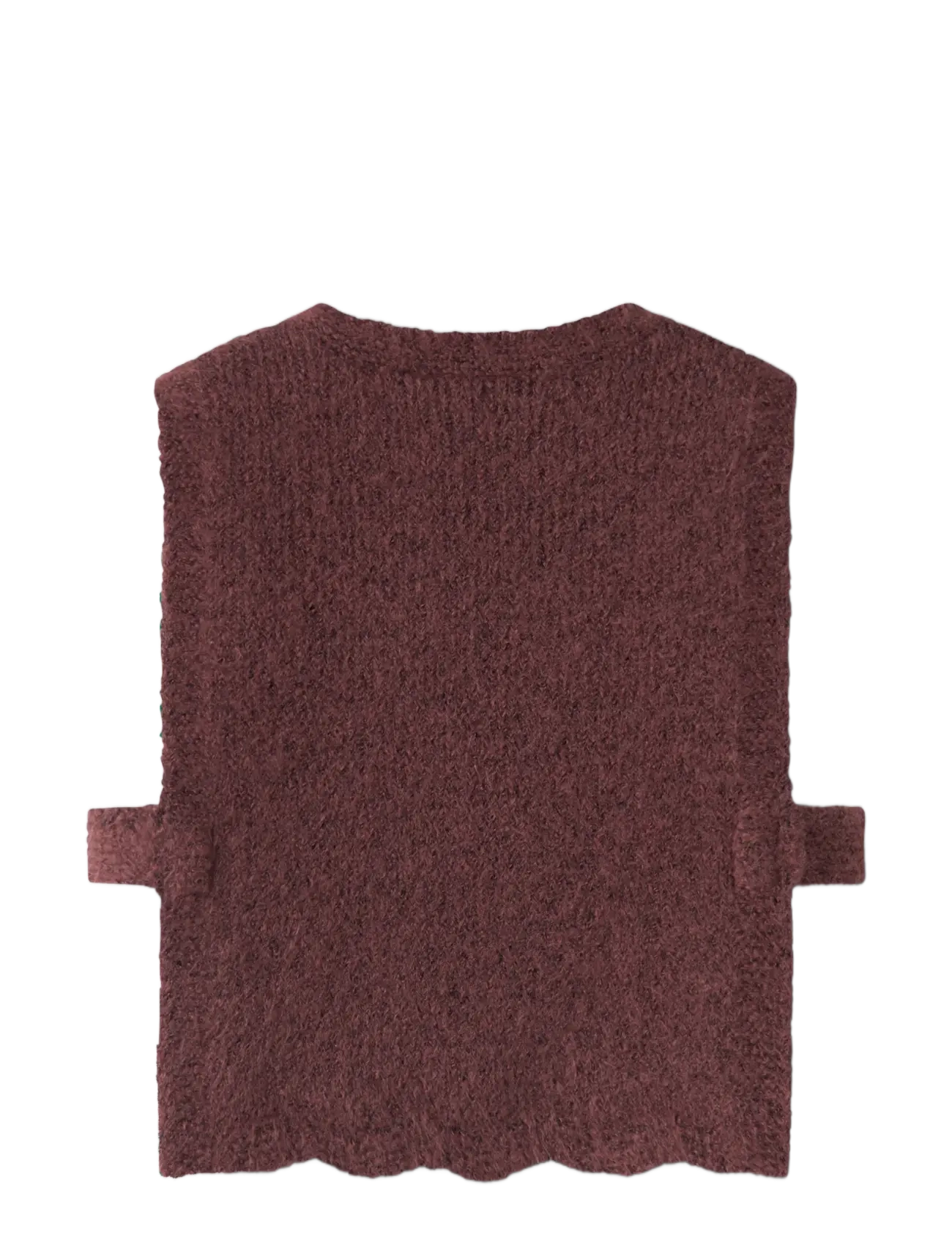 name it - NMFLEA KNIT VEST - jumpers - wild ginger - 1