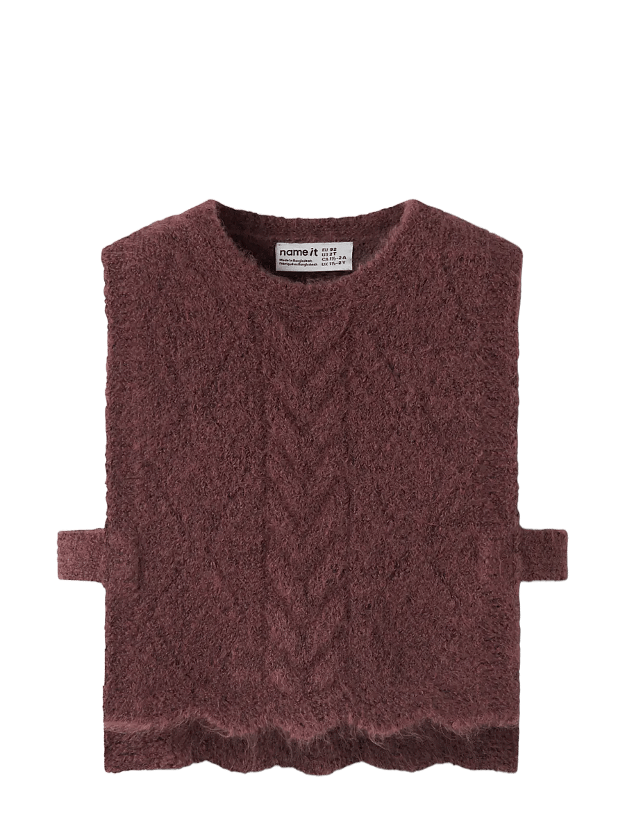 name it - NMFLEA KNIT VEST - vestid - wild ginger - 2