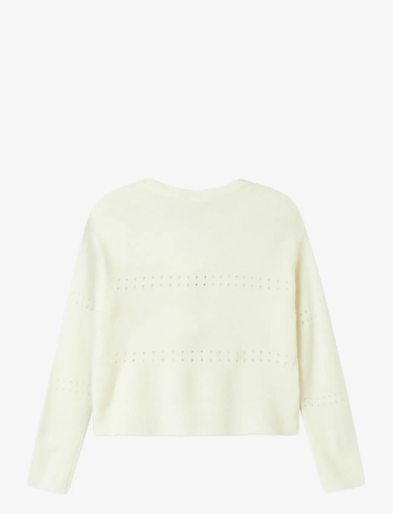 name it - NKFDURIKKA LS KNIT CARD - cardigans - cloud dancer - 2